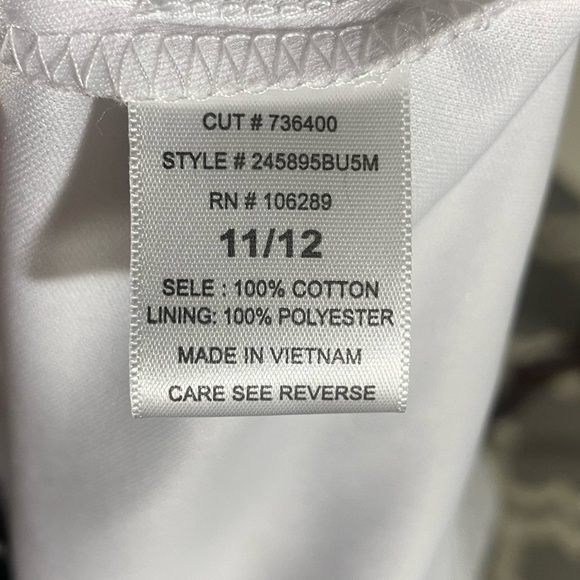 NWT Maurice's Midi Sundress Pin Striped with Embroidery Size 11/12 - Picture 6 of 7